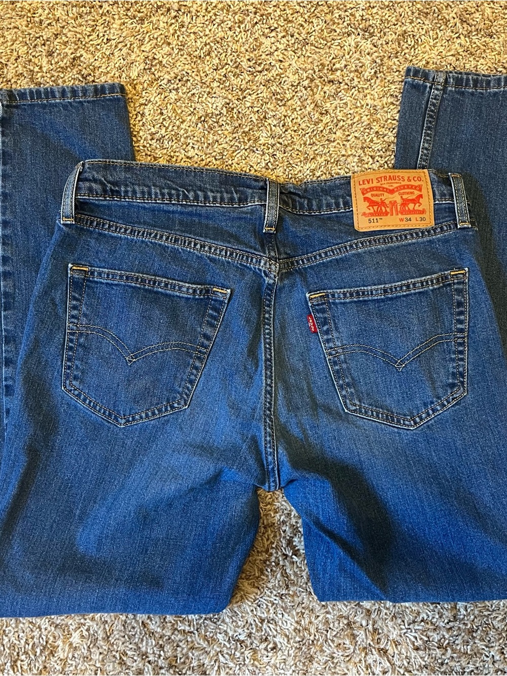 Levi's 511 Men’s Dark Blue Slim Leg Jeans